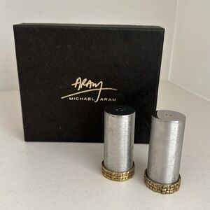 NET Michael Aram Handmade Palm Salt and Pepper Set